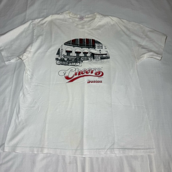 Hanes Heavyweight Other - Vintage Cheers Boston Bar TV Show T Shirt Size XL Hanes Heavyweight Made in USA